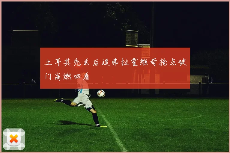 土耳其先丢后追弗拉霍维奇抢点破门高燃回看