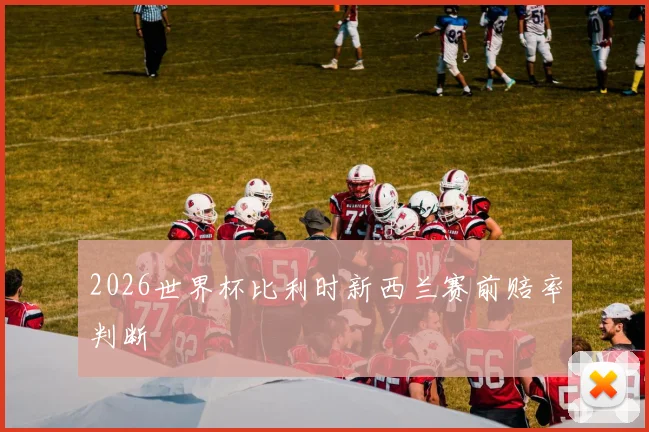 2026世界杯比利时新西兰赛前赔率判断